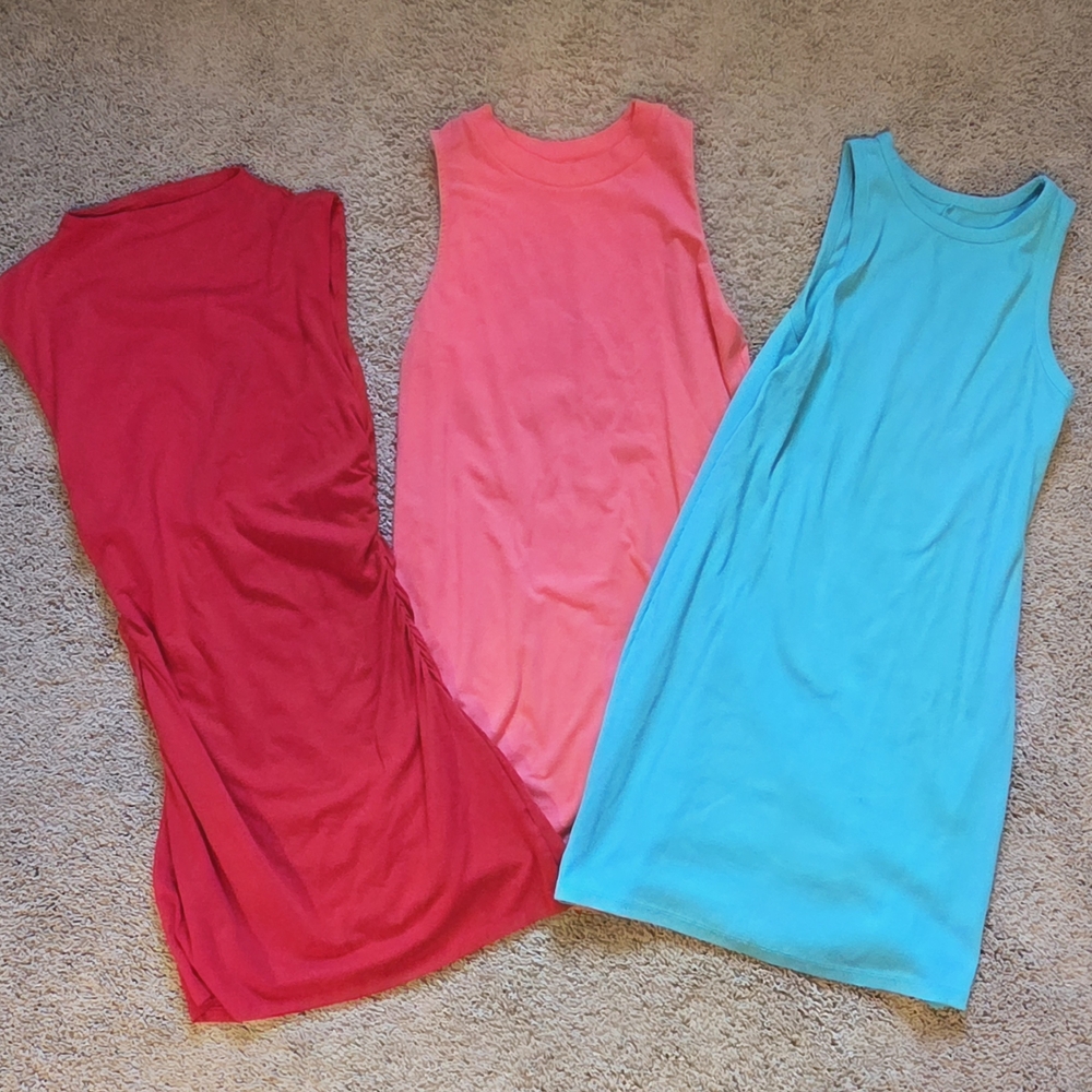 a new day Women's Midi Dresses - Red, Coral, and Turquoise